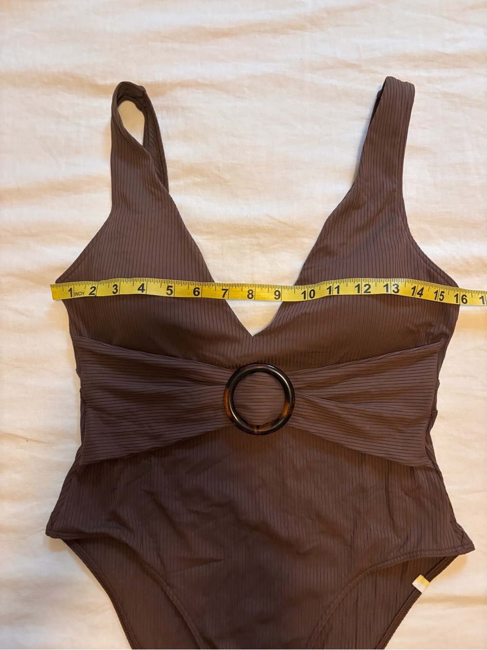 Summersalt Ribbed Belted Backflip One Piece Swimsuit - Picture 9 of 12